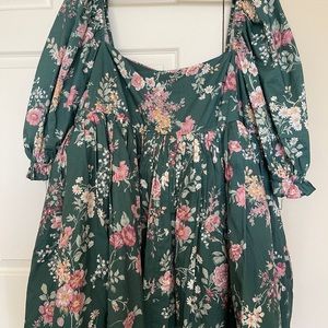 Selkie Green Gables Cottage Puff Dress